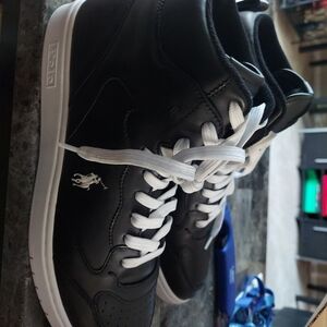 Polo by Ralph Lauren Black and White Sneakers